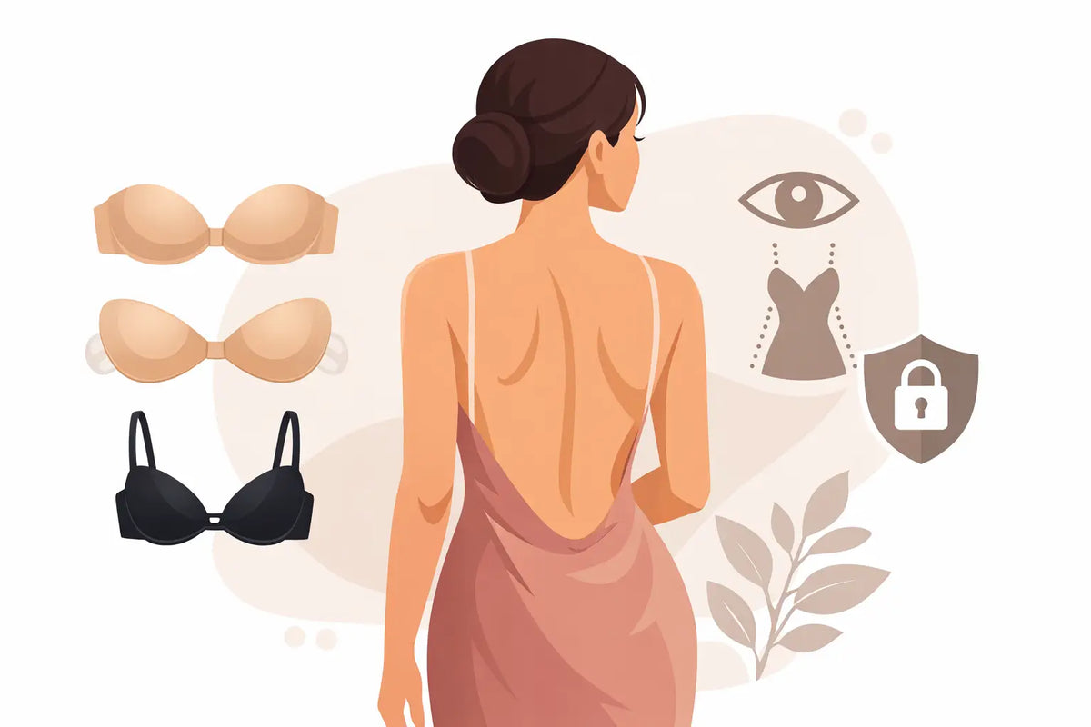 Backless Dress Bras That Stay Hidden and Secure