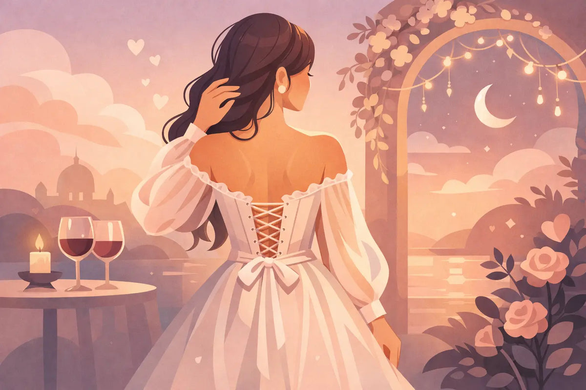 Corset Dresses With Sleeves for Romantic Plans