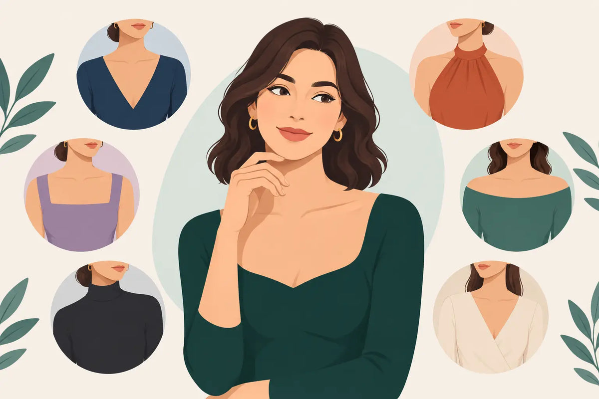 How to Choose Flattering Necklines for You
