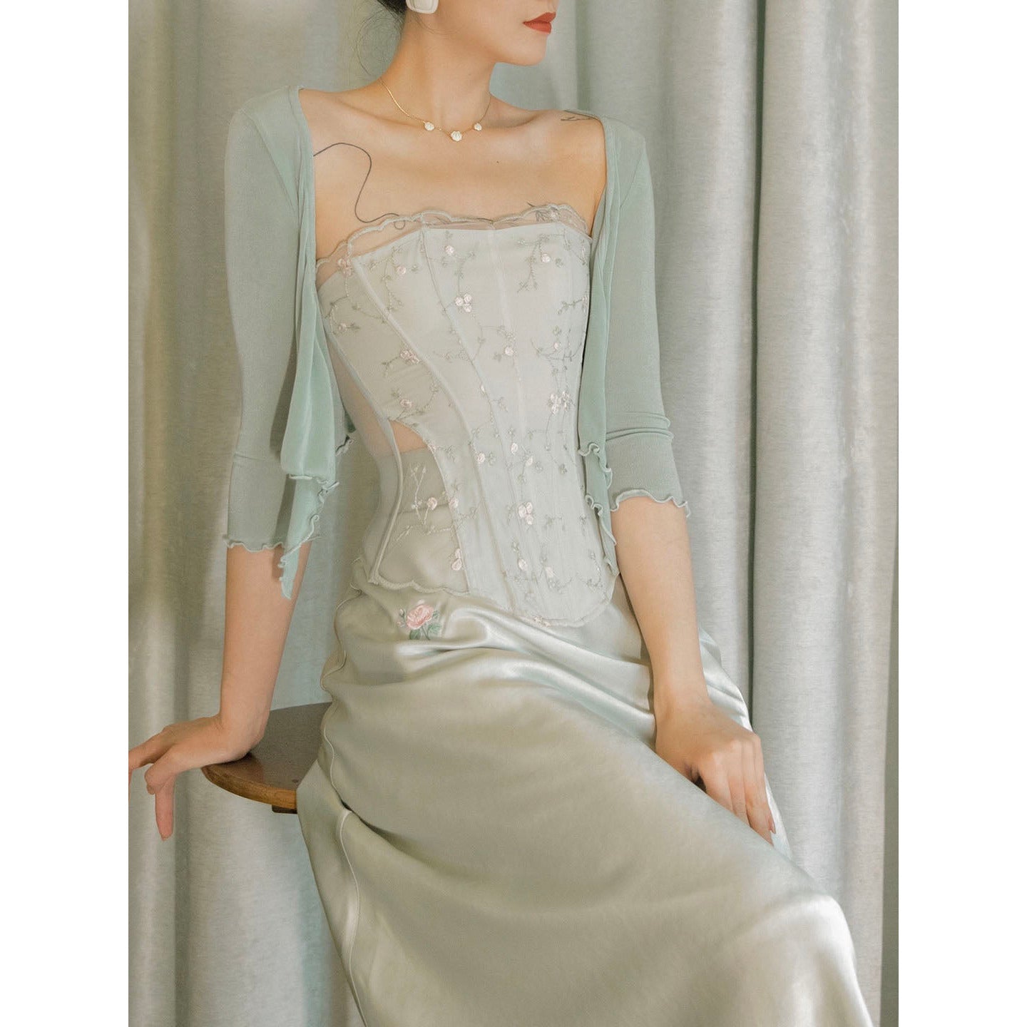 Green Grape Corset