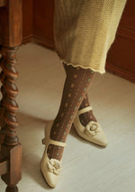 Miss Flower Knitted Pantyhose