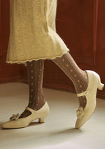 Miss Flower Knitted Pantyhose