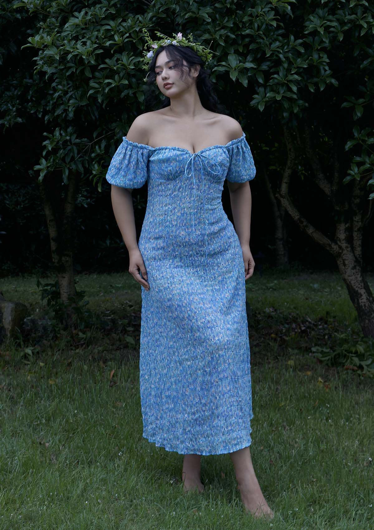 Curve & Plus Peacock Forest Dress