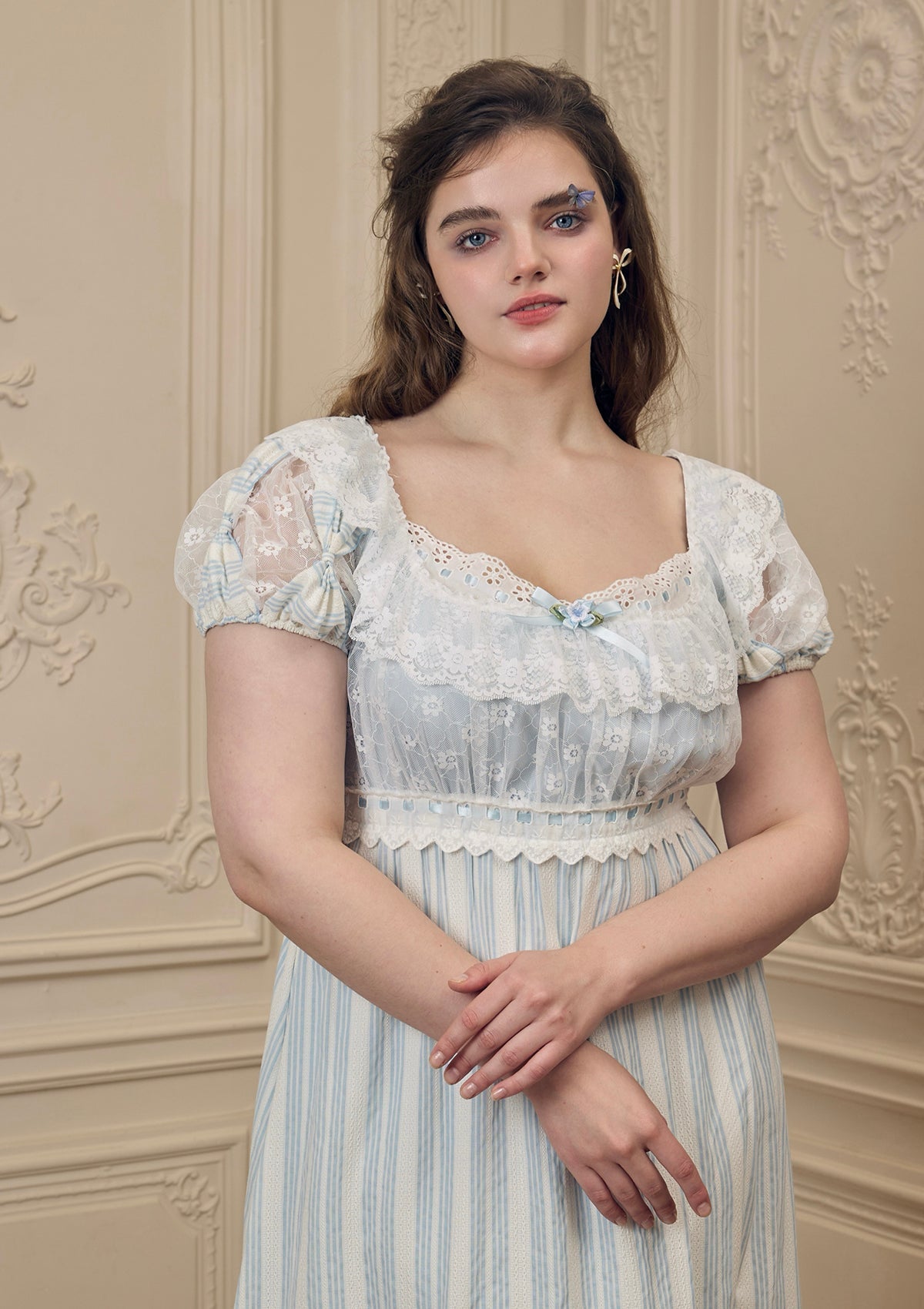 Curve & Plus “Matin de fenêtre fleurie” Dress