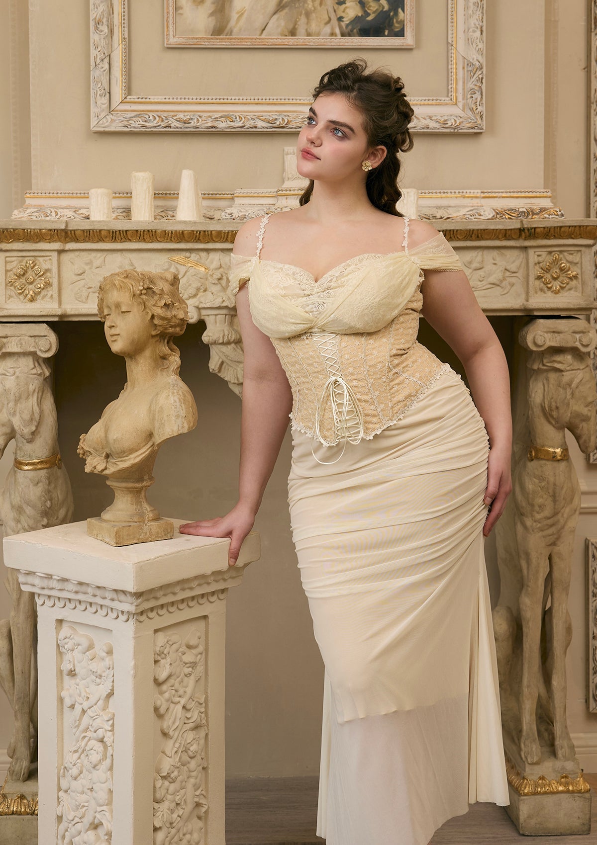 Curve & Plus The Hourglass Of Time Corset Dress