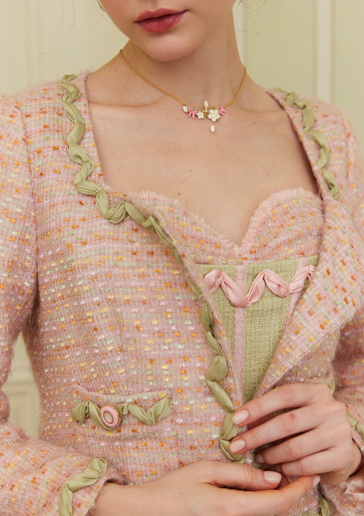 Pink Basque Jacket