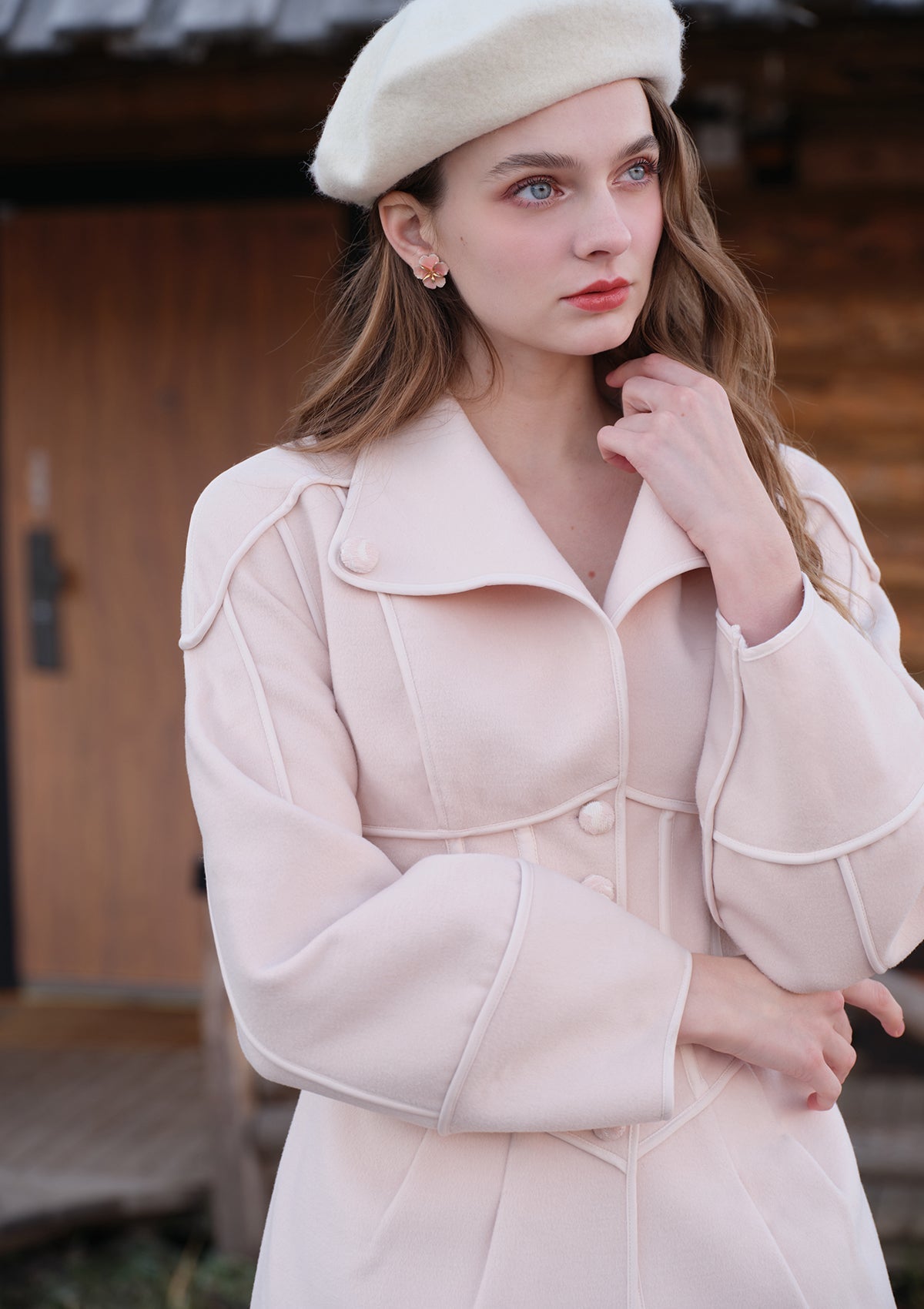 Rosin Rouge Double-faced Overcoat