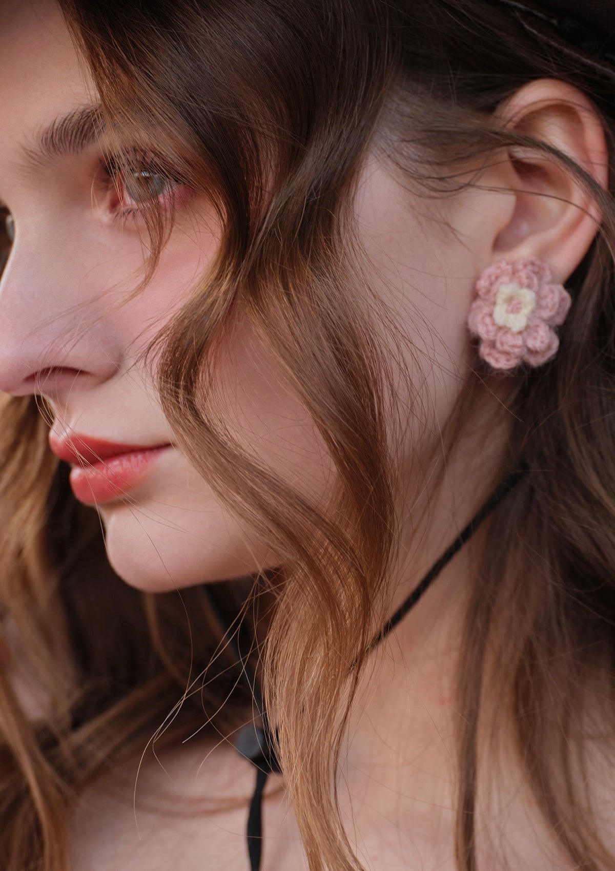 Floral Juliette Ear Clip&Stud