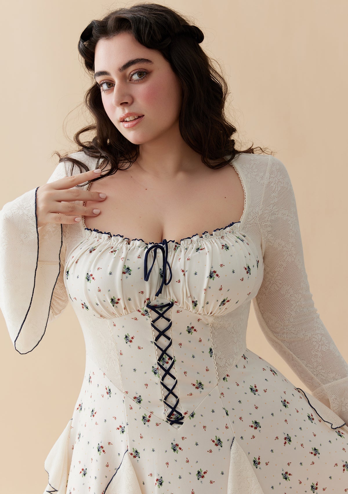 Curve & Plus Danube Starry River Dress