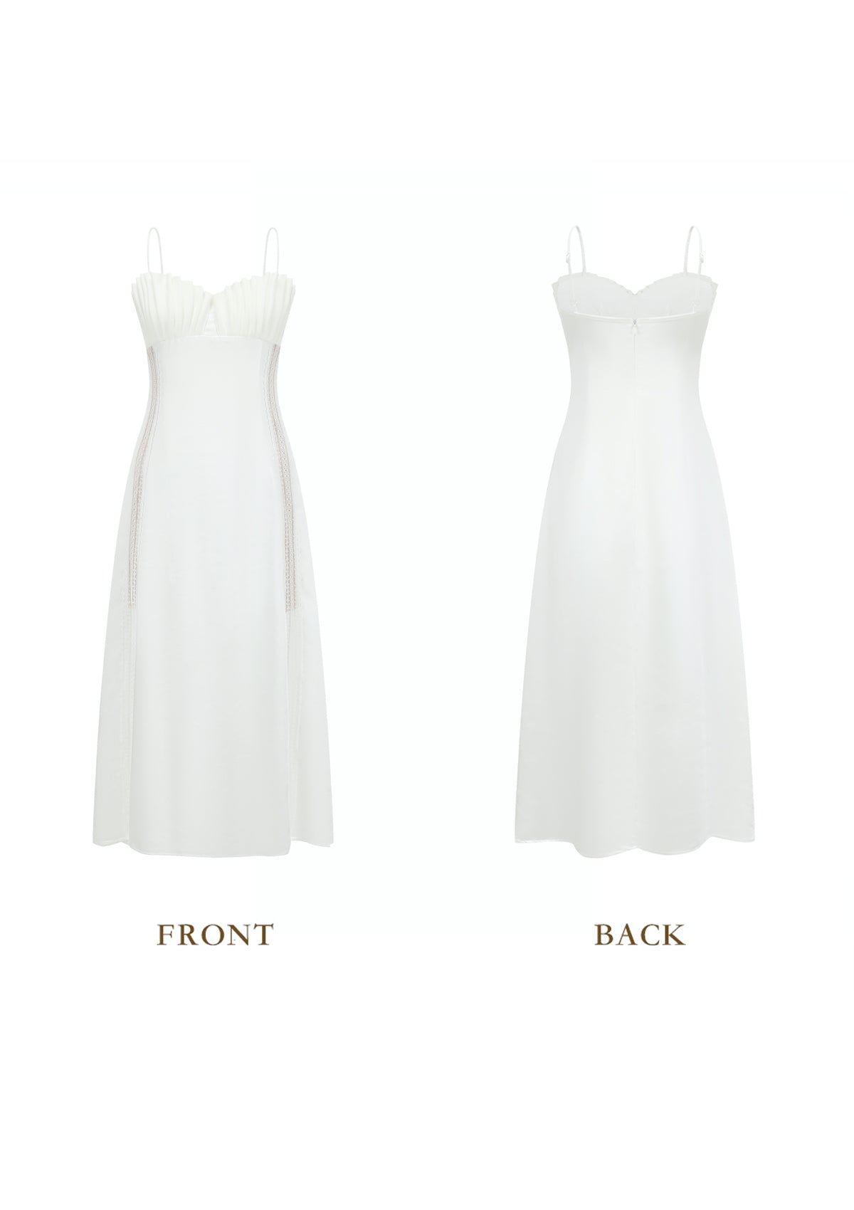 White Shell Dress