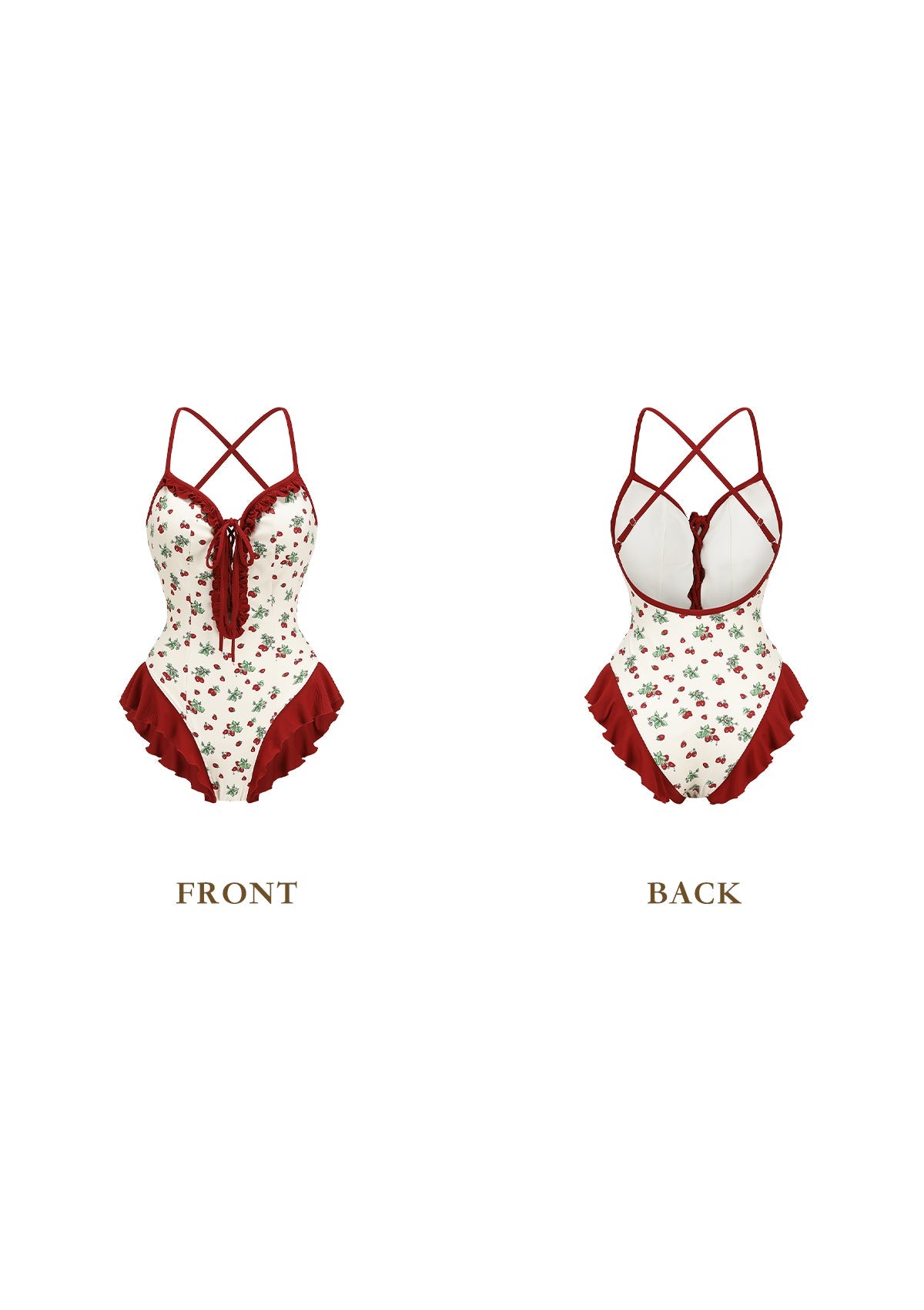 Vibrant Strawberry Bodysuit