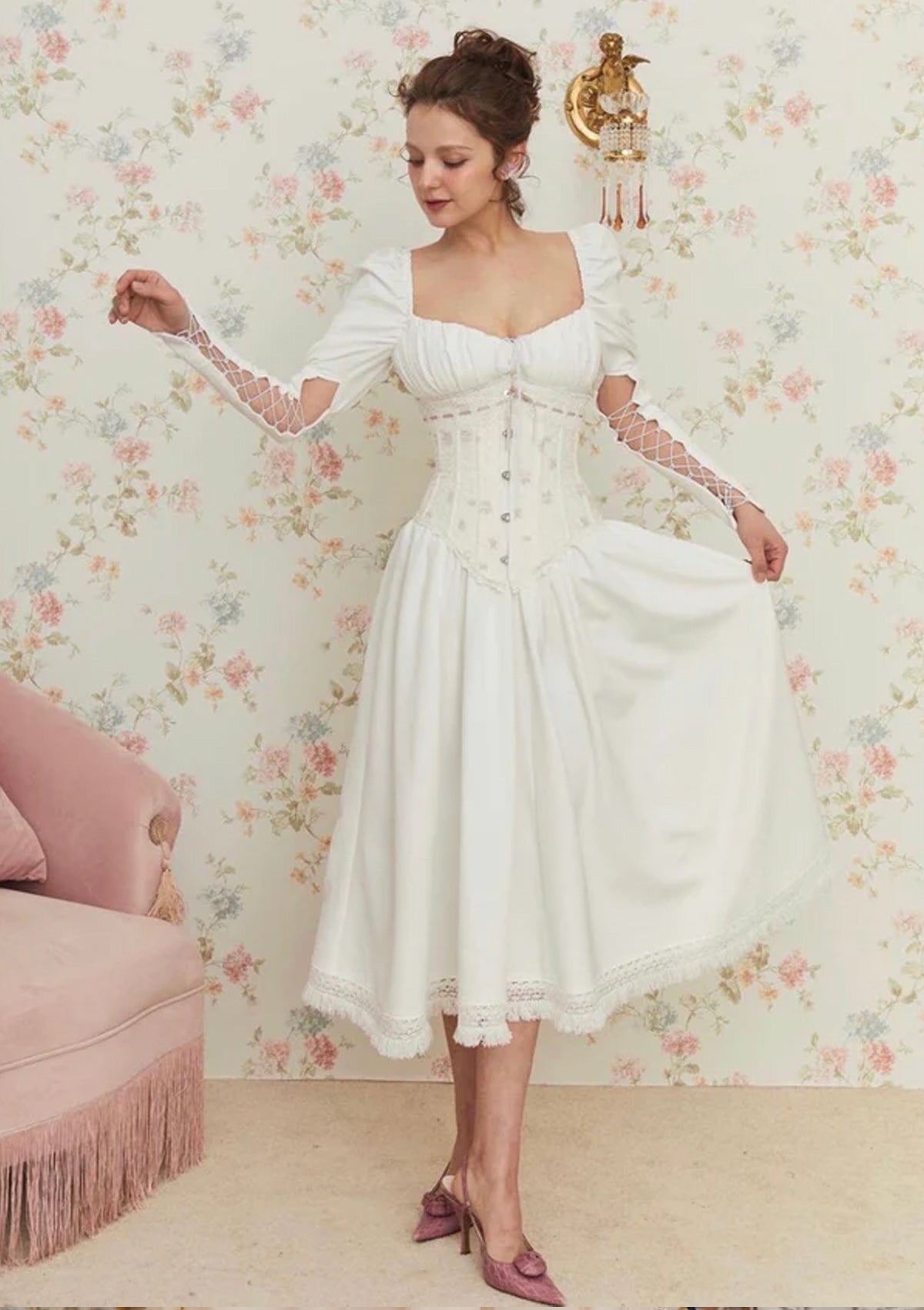 White Teresa Dress