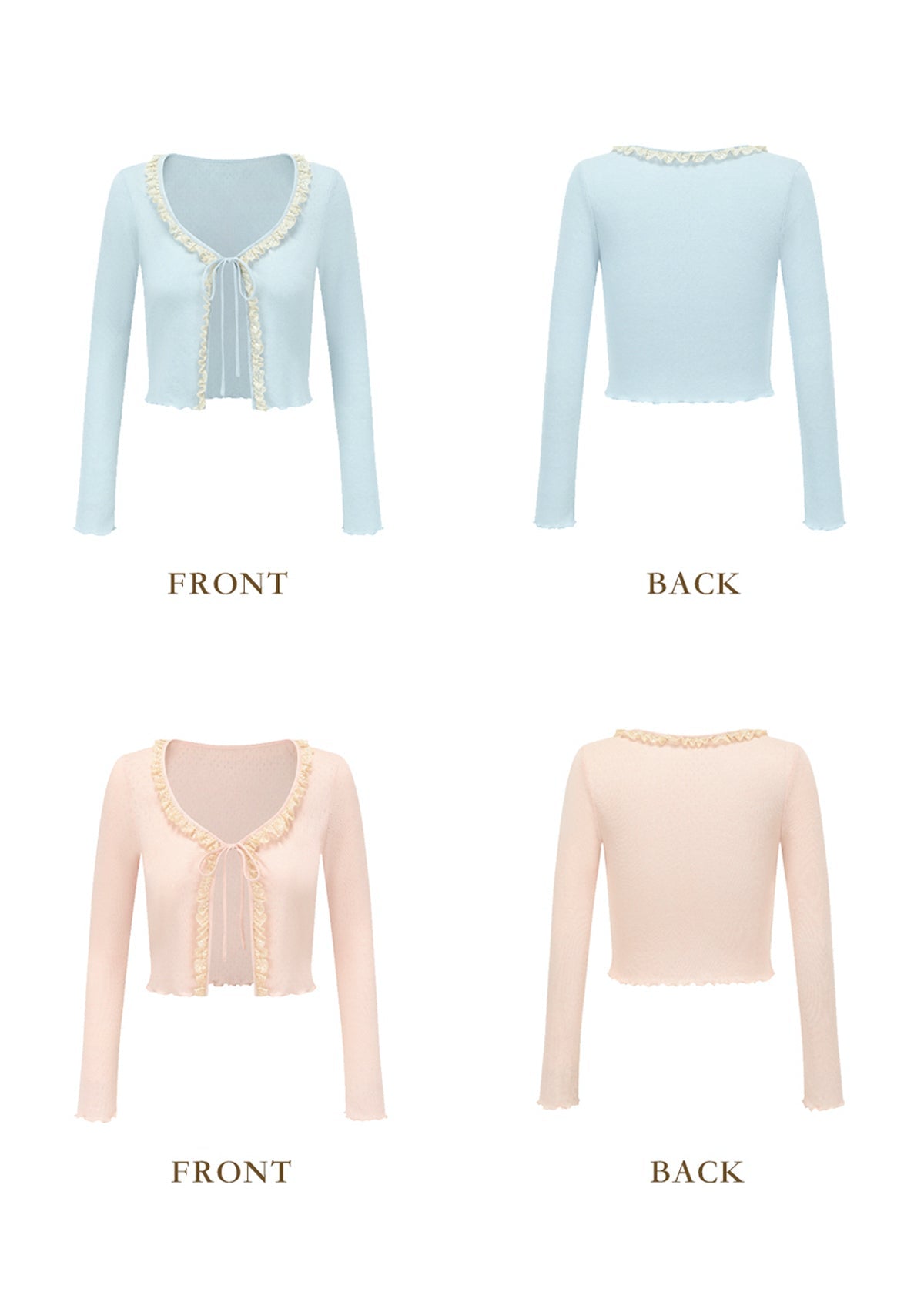 Flower Twins Knit Cardigan