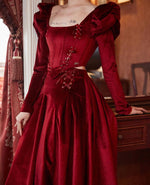 Red Velvet Cake Corset Blouse