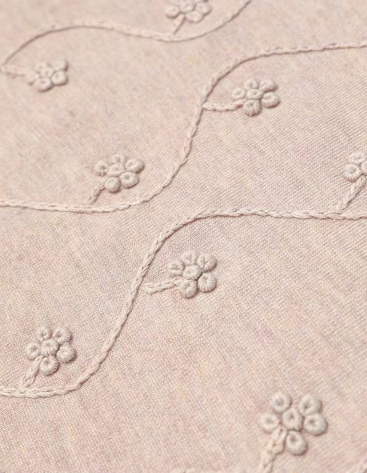 Flower Field Knit Dress