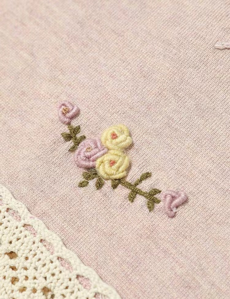 Flower Field Knit Dress