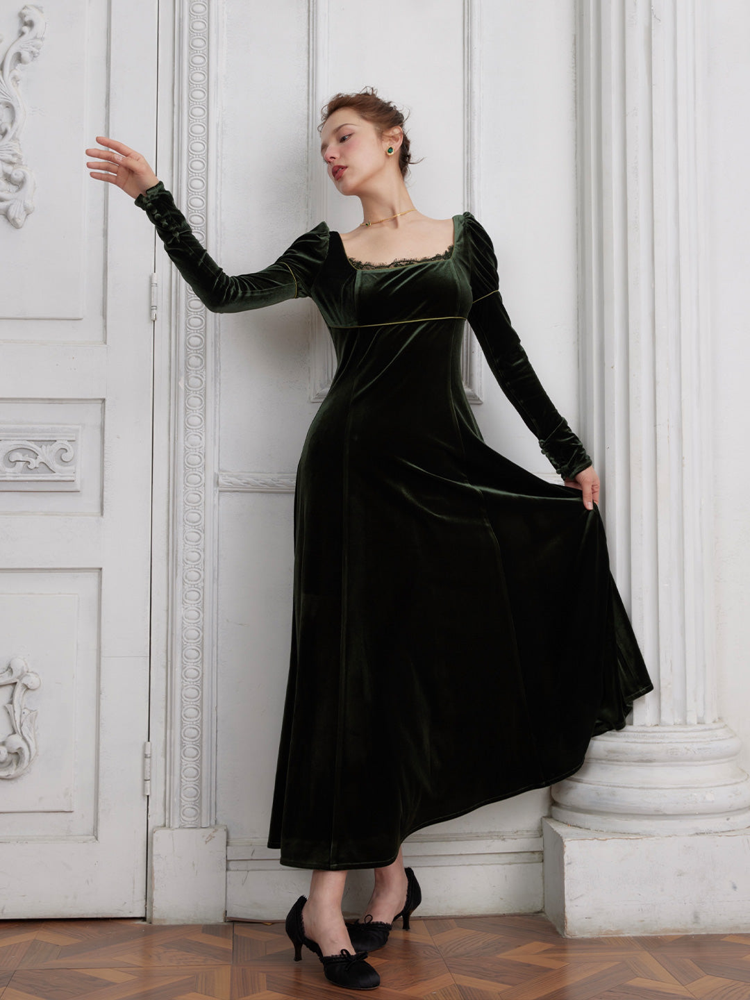 Natasha Velvet Dress