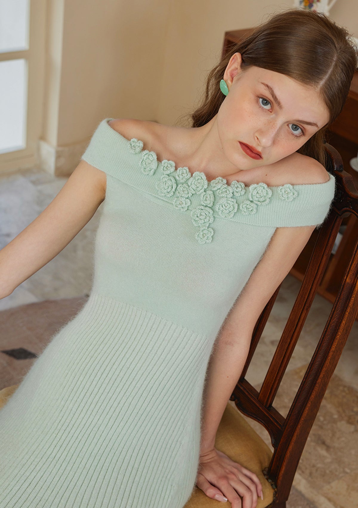 Mint Chocolate Dress (Mint Green)