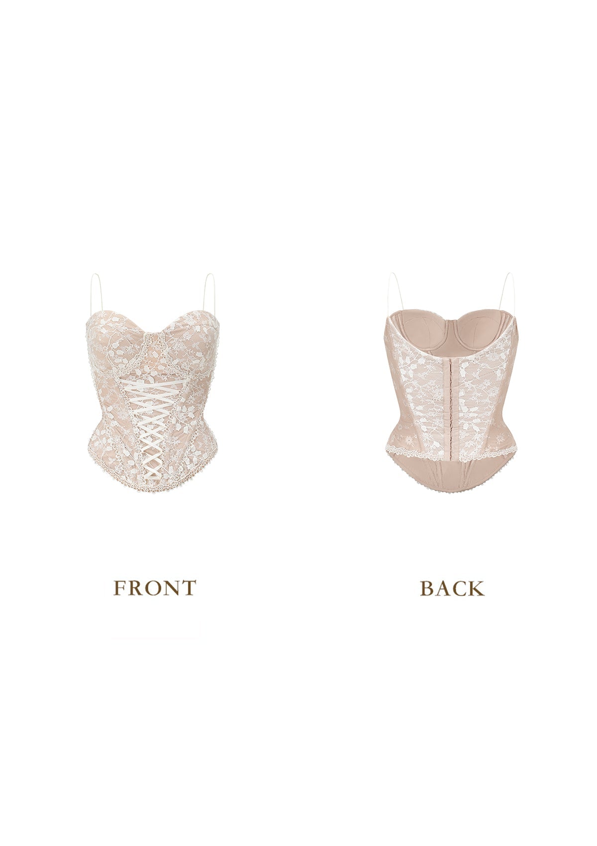 "White Moon, Weaving Dreams“Corset