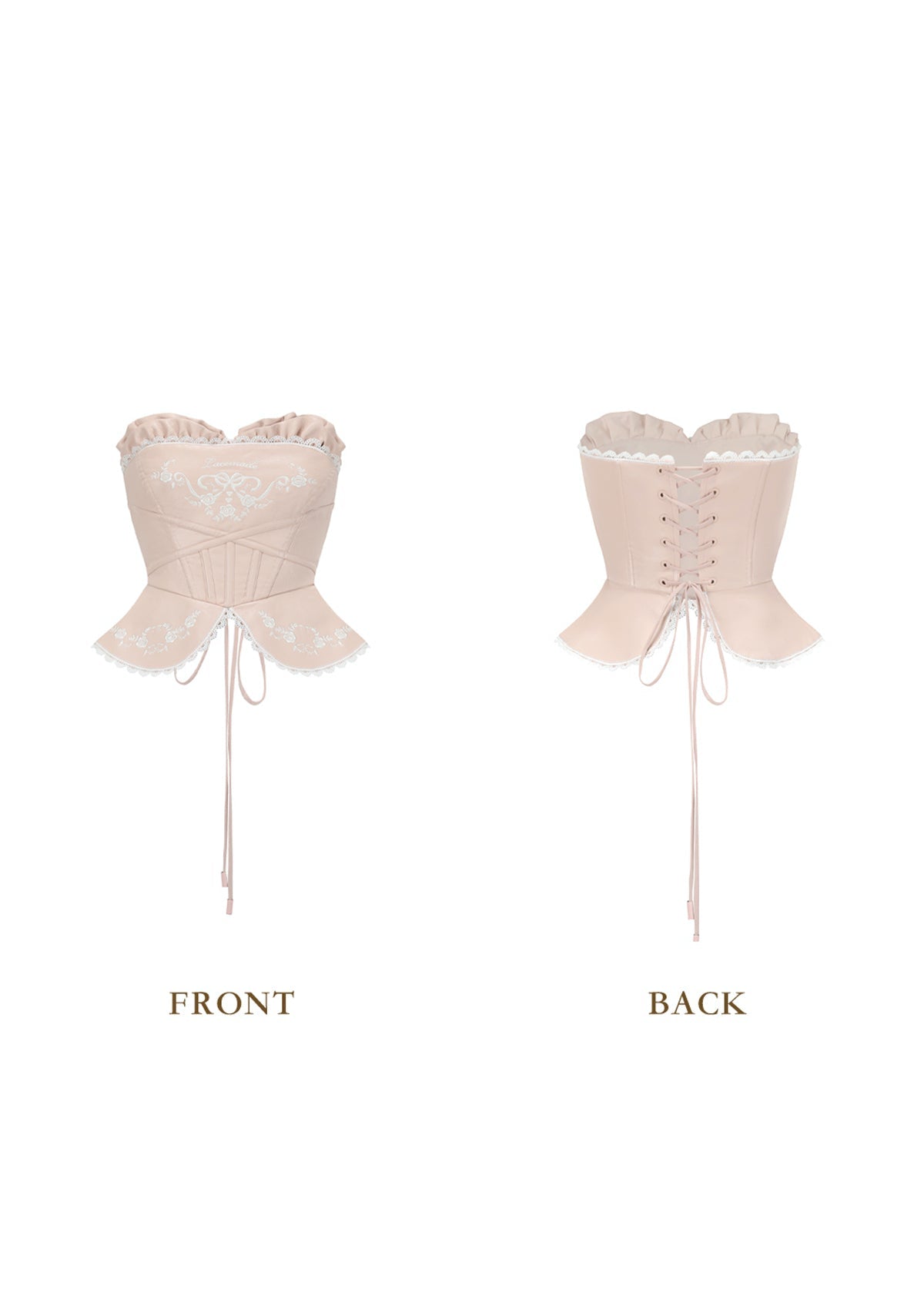 Pink Gerbera Corset
