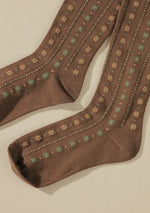 Miss Flower Knitted Pantyhose
