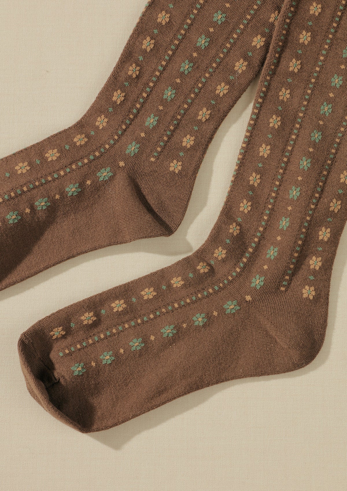 Miss Flower Knitted Pantyhose