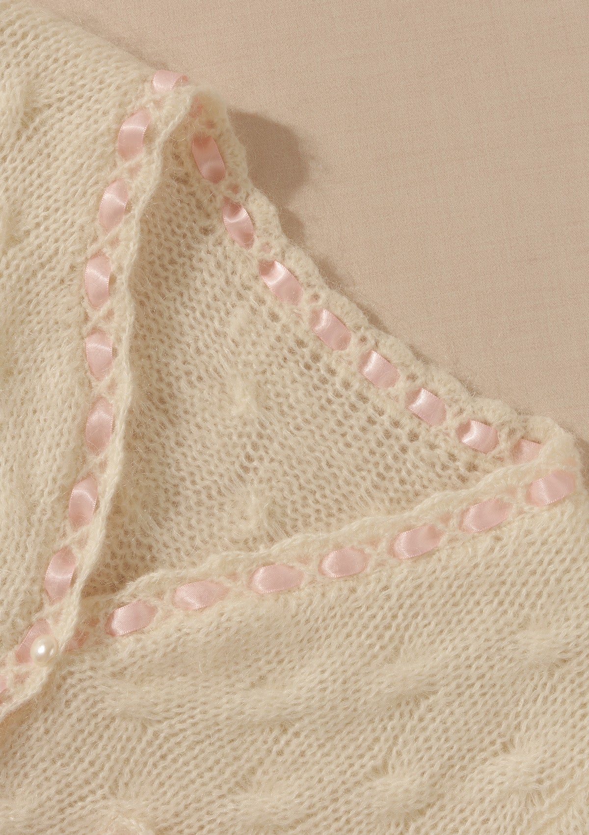 Pearl Love Mohair Cardigan