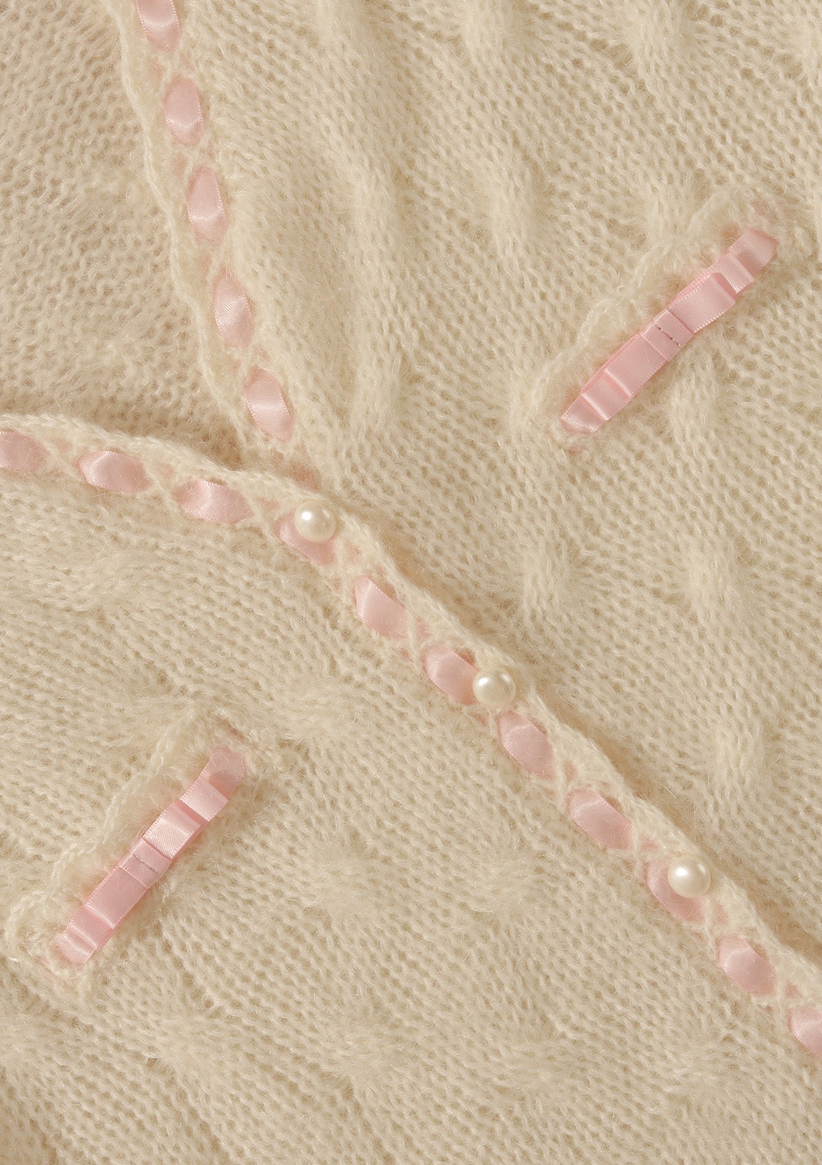 Pearl Love Mohair Cardigan