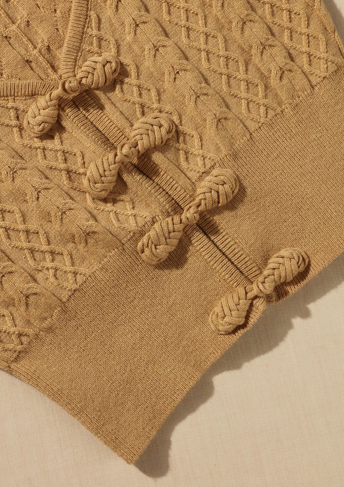 Oriental Cheongsam Knitted Cardigan