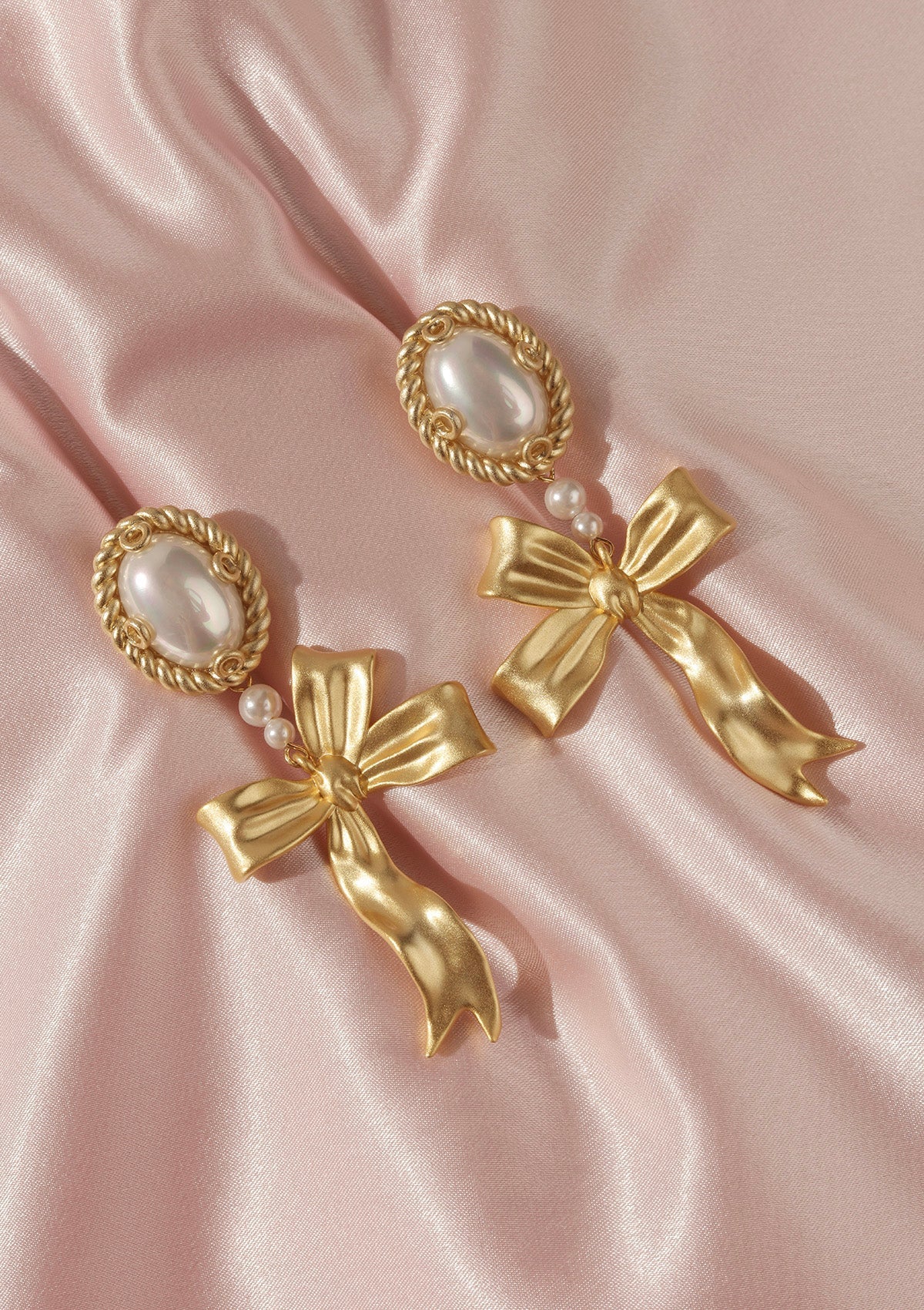 Miss Gilt Metal Ear Stud & Clip