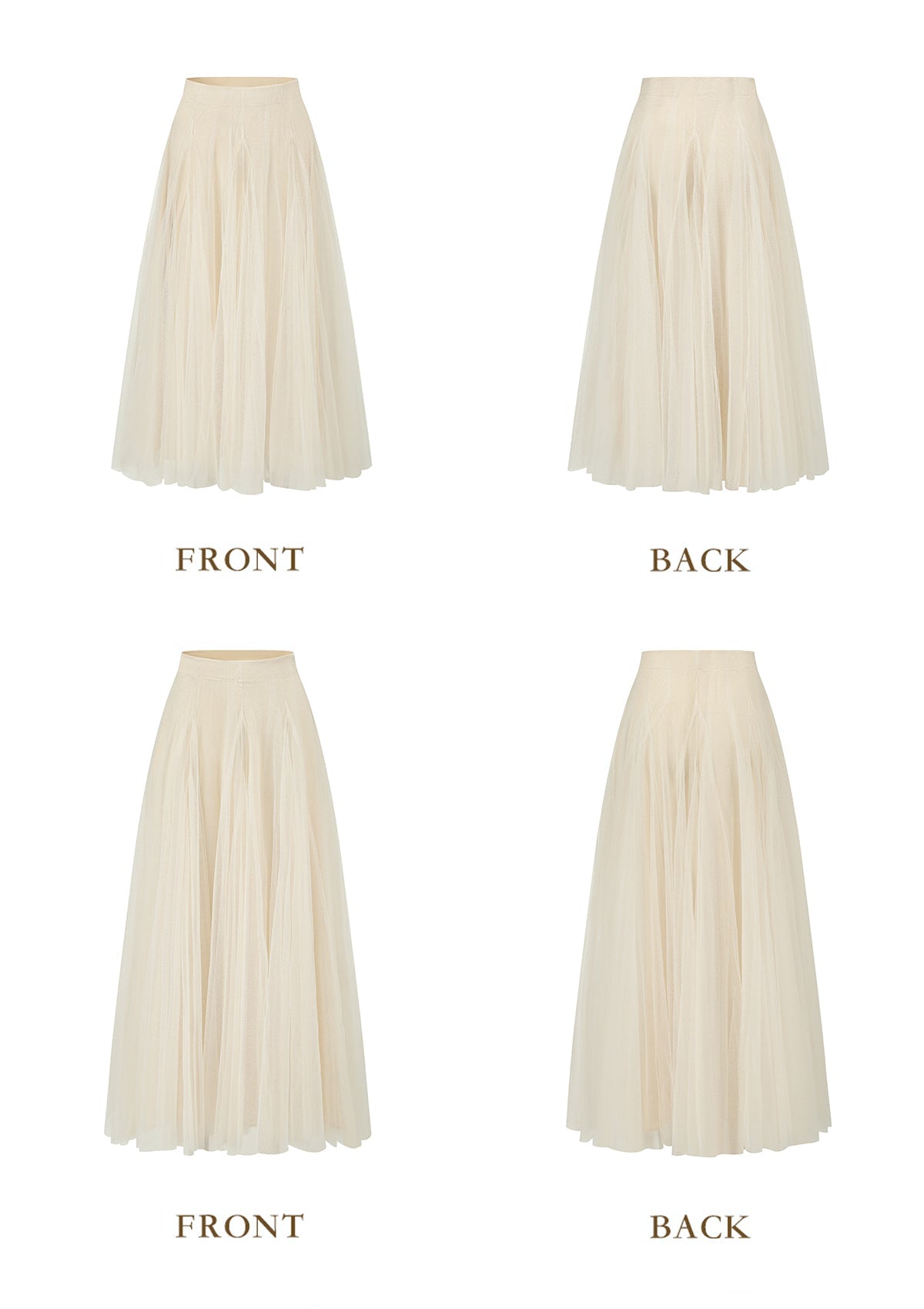 “White Moon, Weaving Dreams” Gauze Skirt