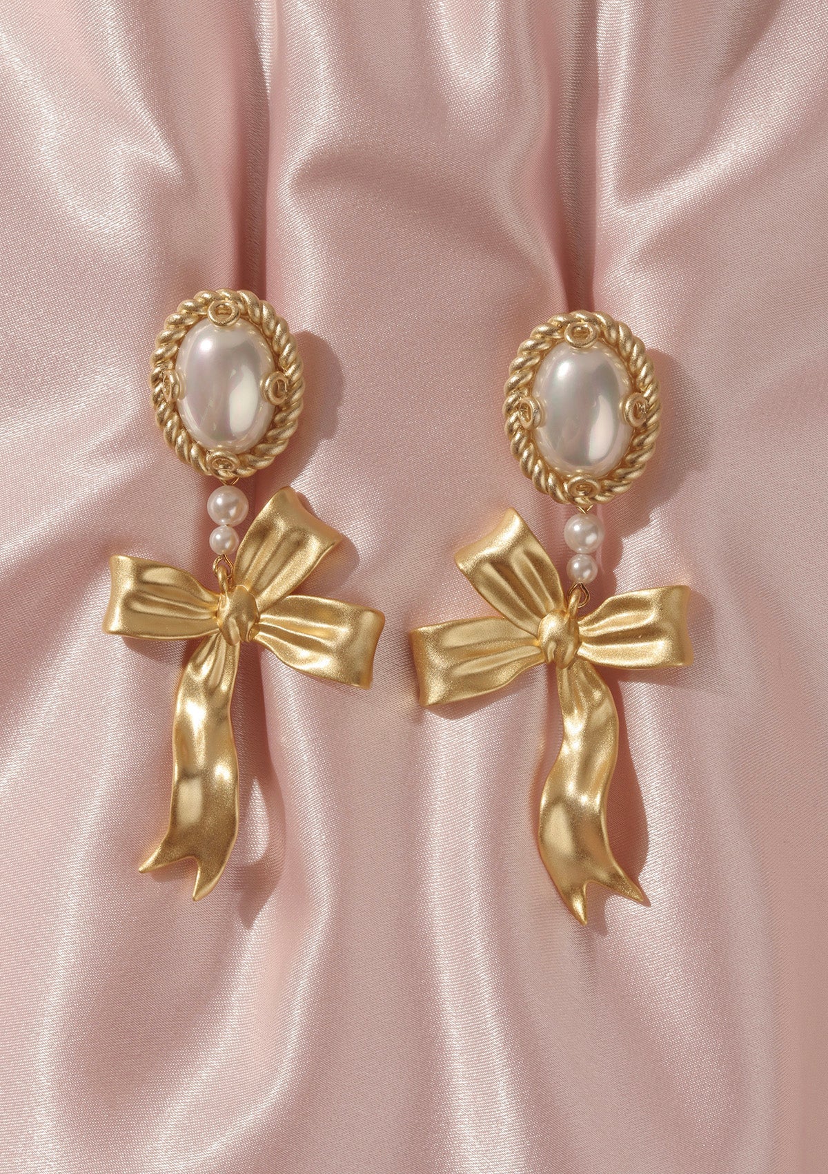 Miss Gilt Metal Ear Stud & Clip