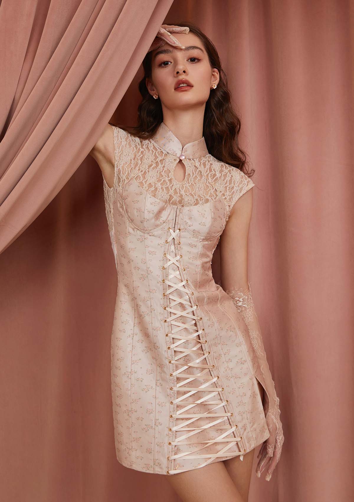 Peony Diva Corset Dress