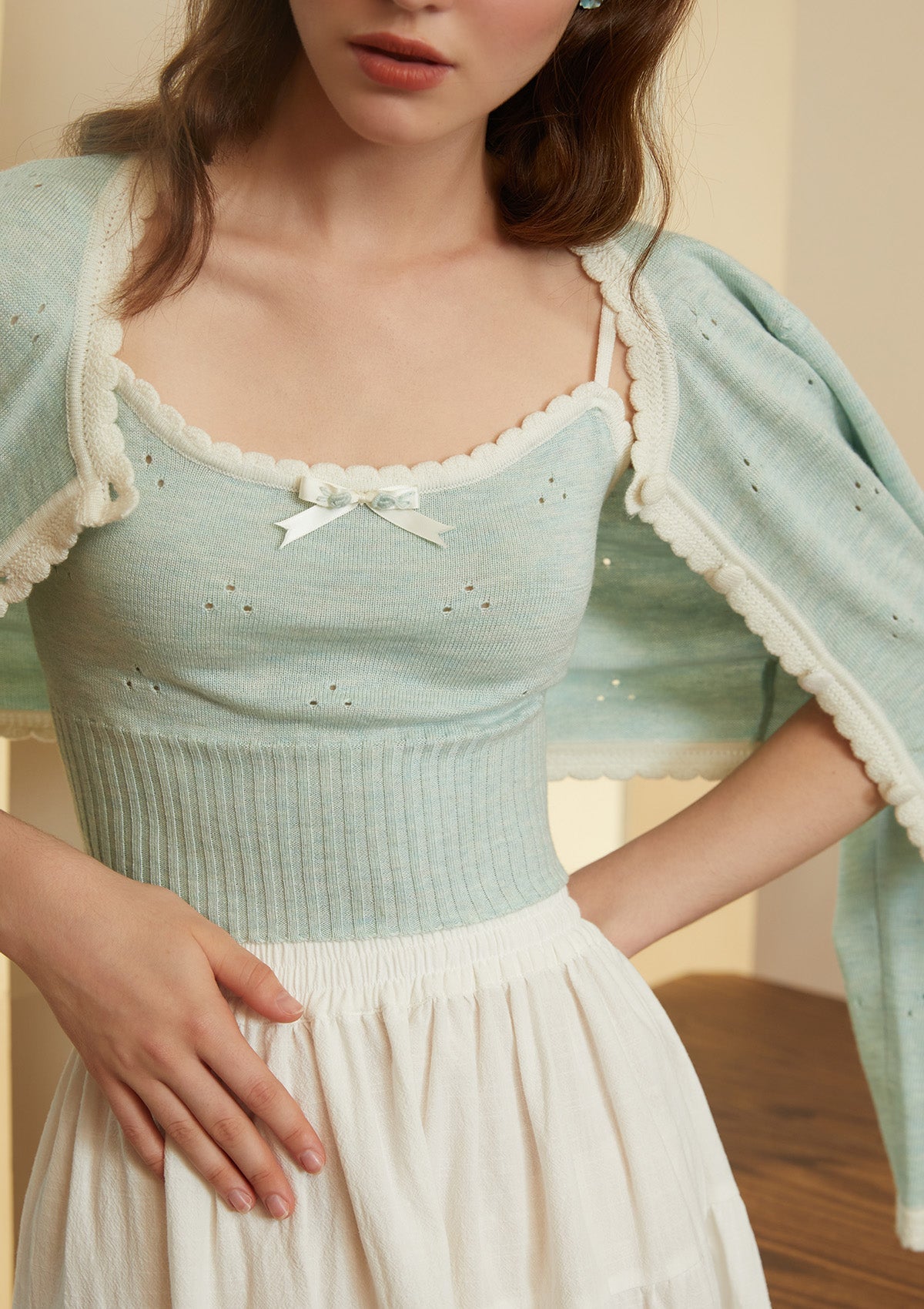 Miss Tivni Cardigan set