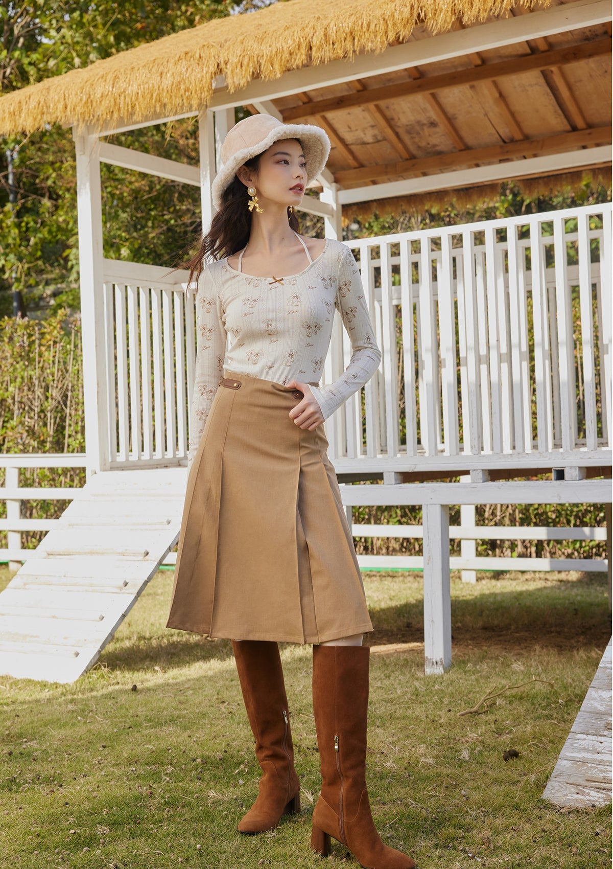 Bear Land Knitted Base Shirt