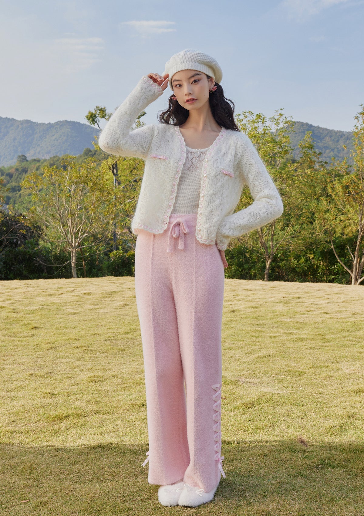 Pearl Love Mohair Cardigan