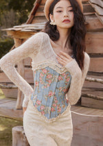 Miss Flora Quilted Corset