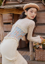 Greek Sculpture Knitted Skirt
