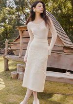 Greek Sculpture Knitted Skirt