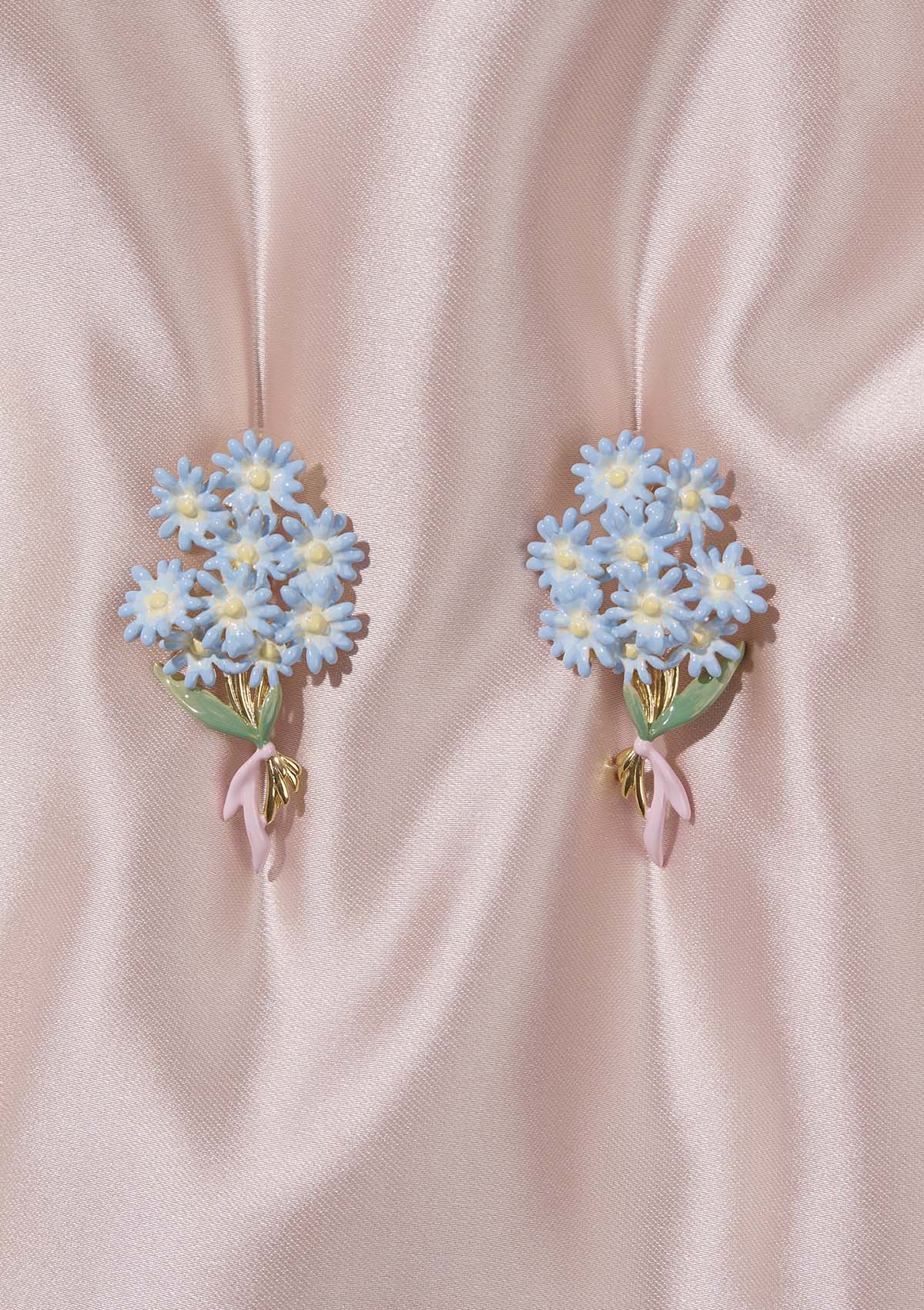 Hyacinth Ear Stud & Clip