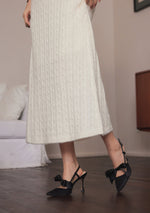 Hot Mocha Knitted Skirt
