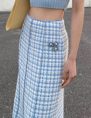 Spring bell knitted skirt