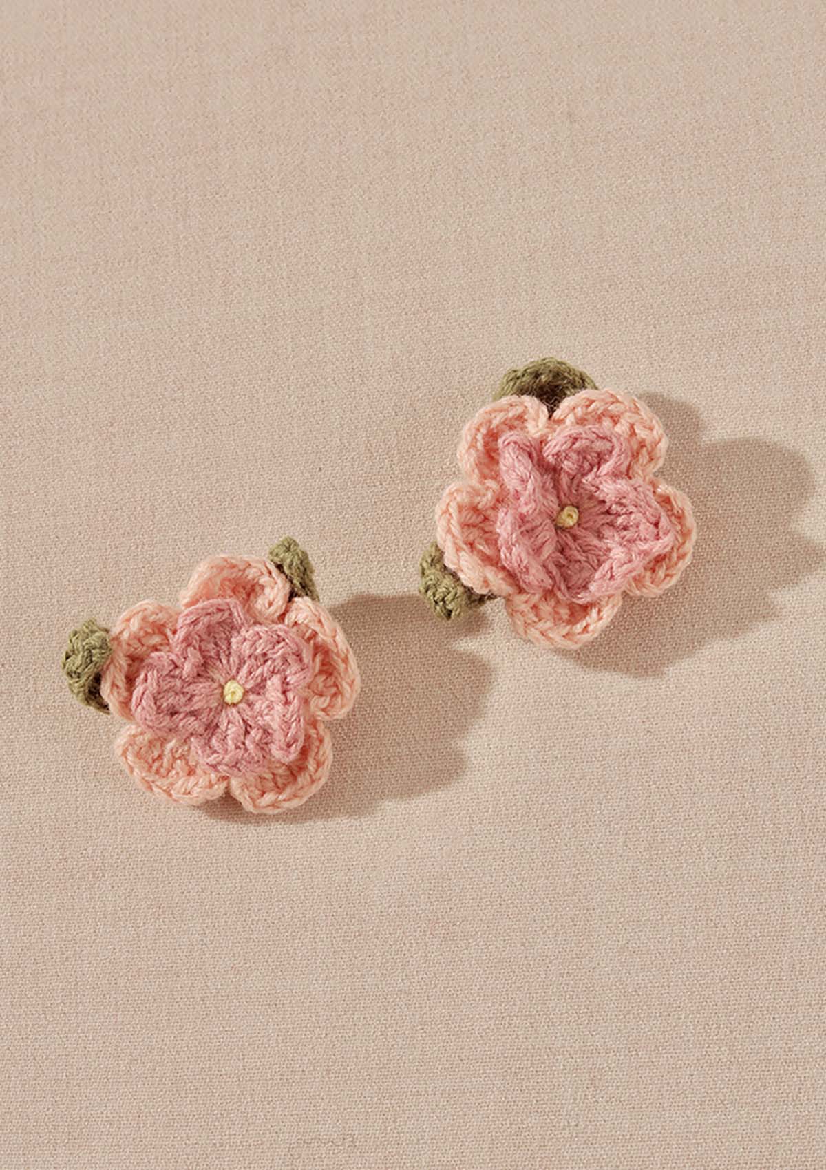 Knitting Ear Studs & clip