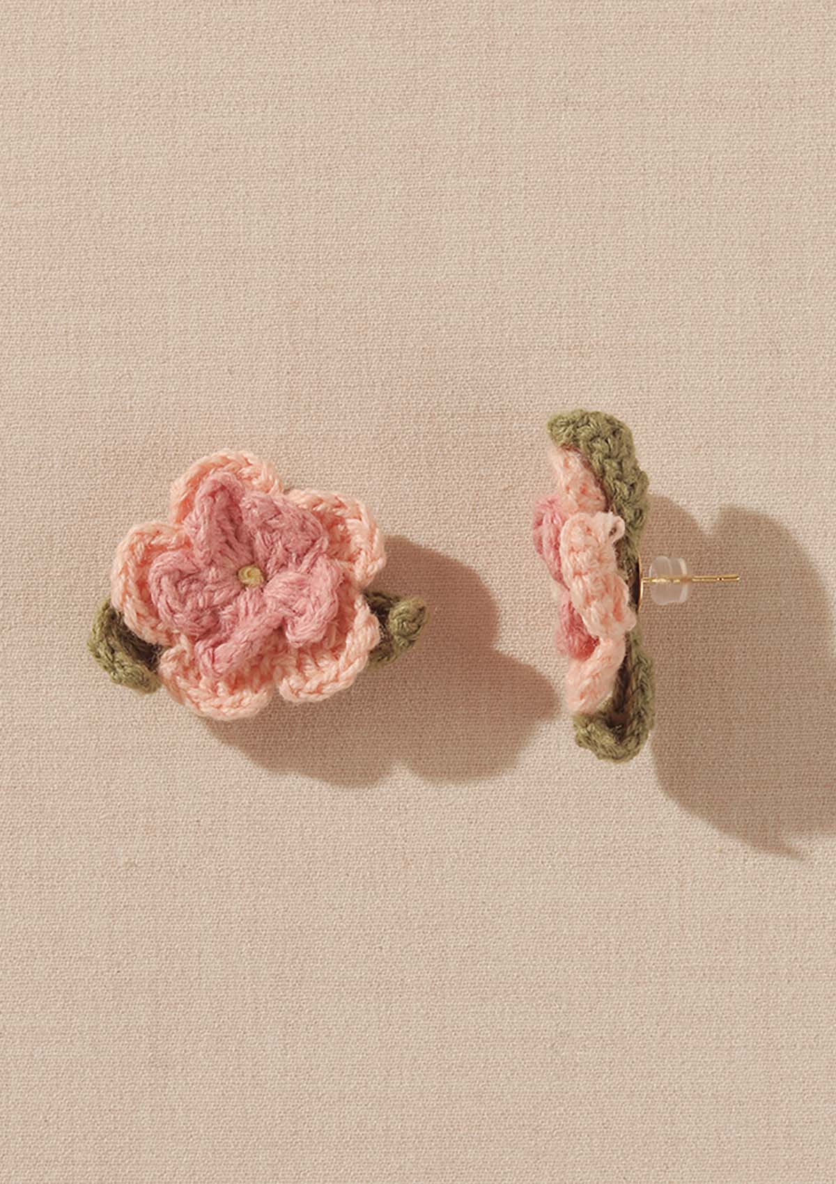Knitting Ear Studs & clip