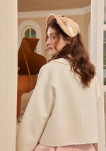 Butterfly Pea Flower Double Face Wool Coat - LaceMade