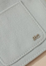 Butterfly Pea Flower Double Face Wool Coat - LaceMade