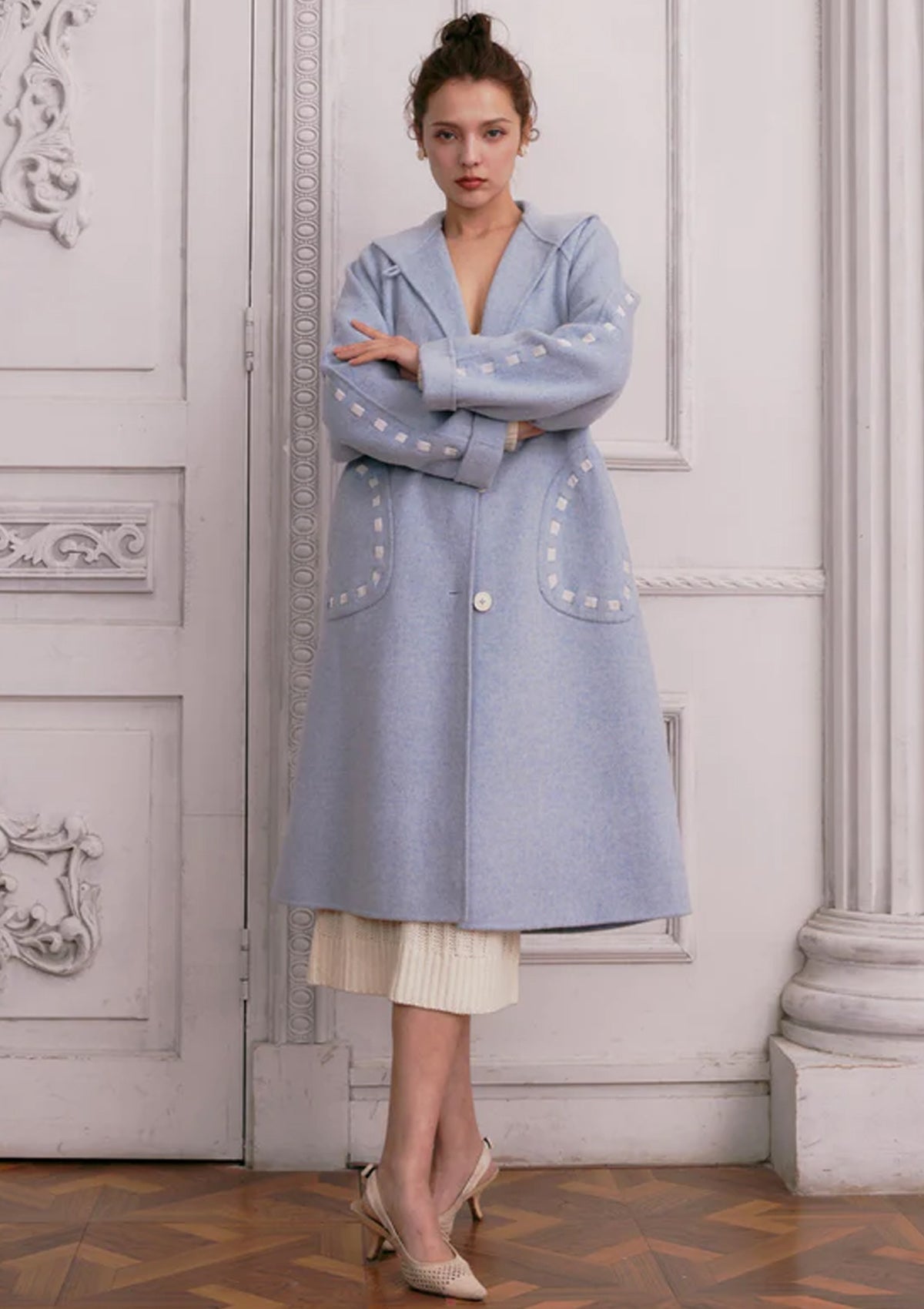 Carved Jade Double-faced Coat - LaceMade