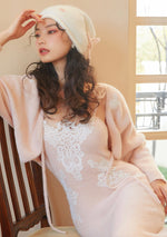 Cherry Blossom Latte Art Cardigan - LaceMade