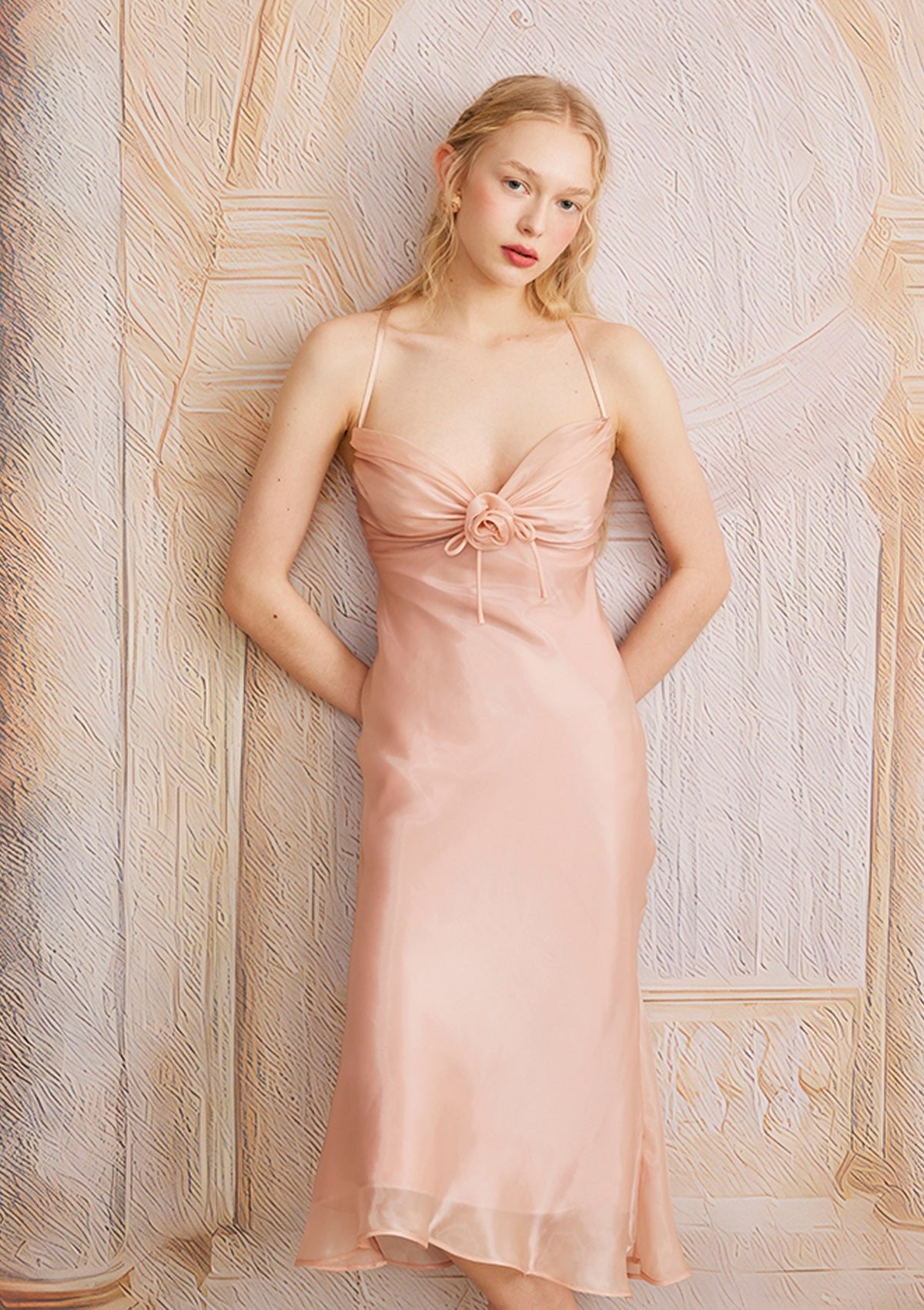 Crystal Flower Dress - LaceMade