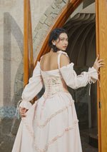Curve & Plus Paeonia Cotton Candy Corset (underbust) - LaceMade